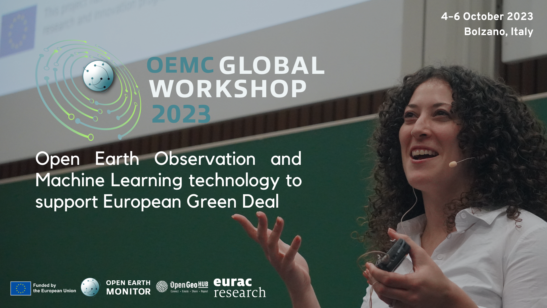 Open-Earth-Monitor Global Workshop 2023 banner