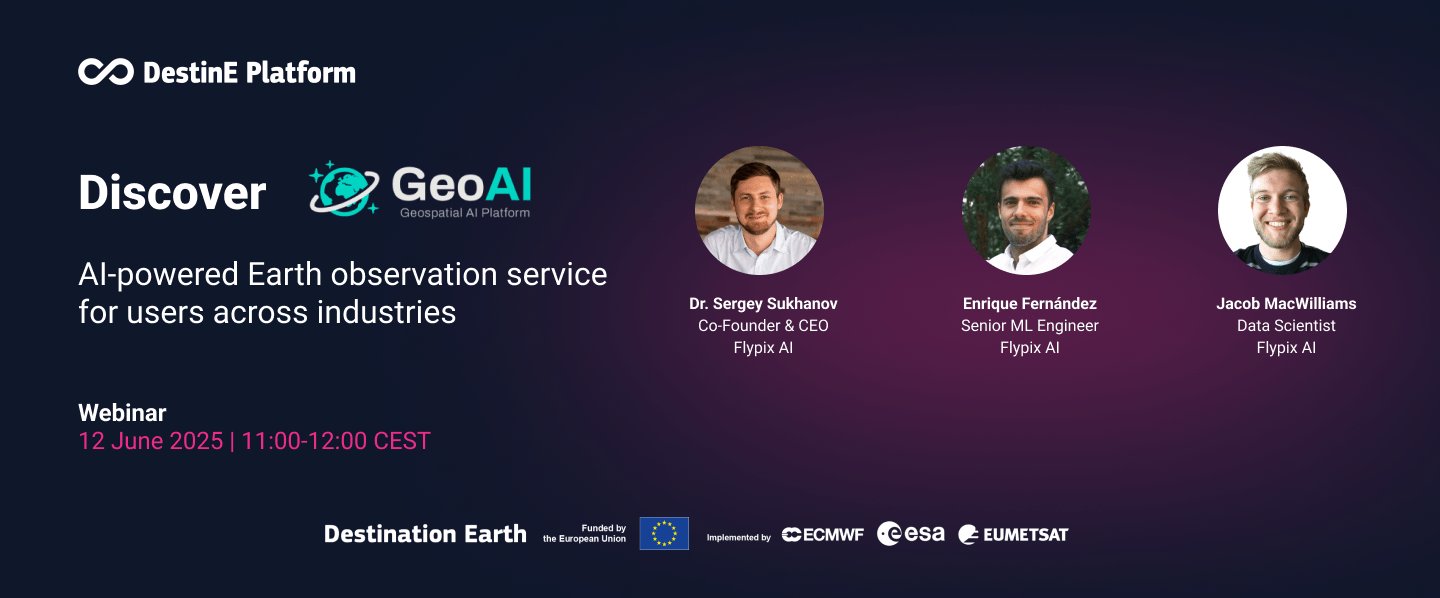 GeoAI webinar banner